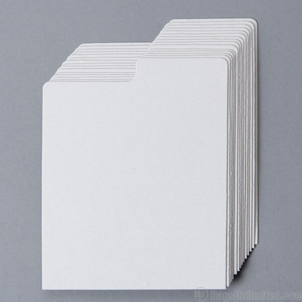 WHITE CD Divider Card. Made from 30